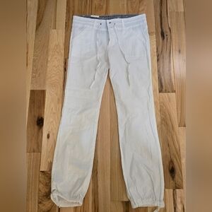 Passion White with Pockets Casual Pants/Capris, Size 11 (S)